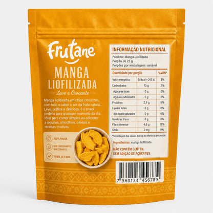 Manga Liofilizada em Chips