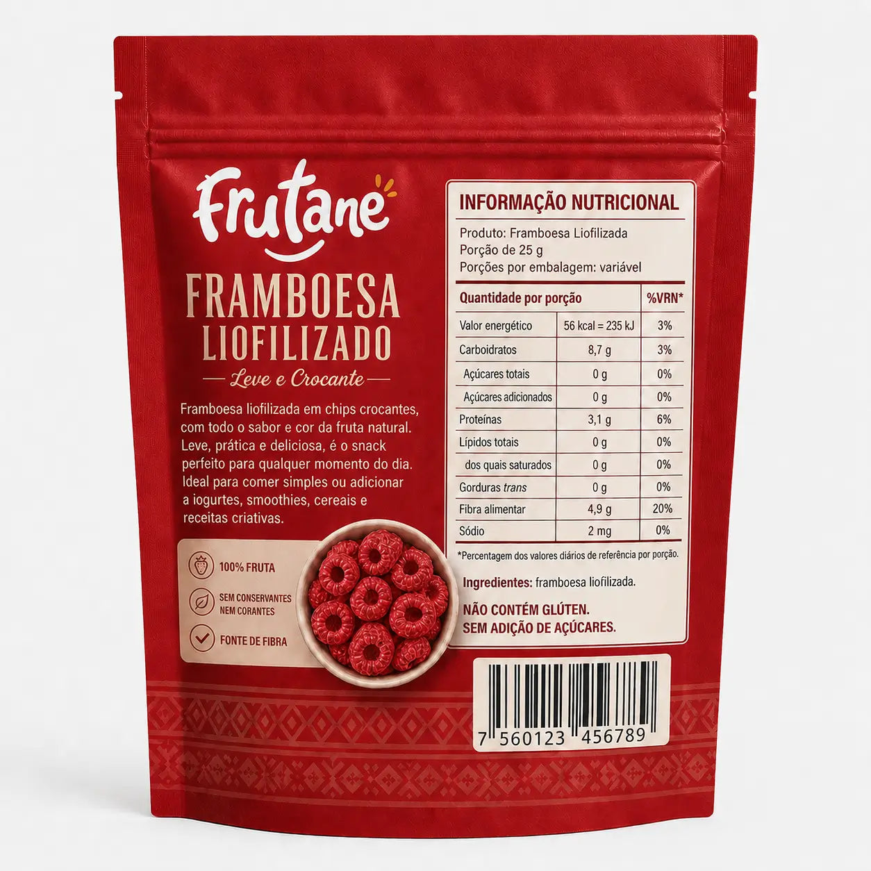 Framboesa Liofilizada